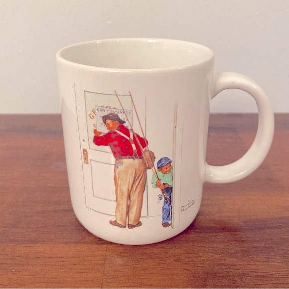 Vintage Norman Rockwell 1987 Mug Collection - Picture 8 of 13